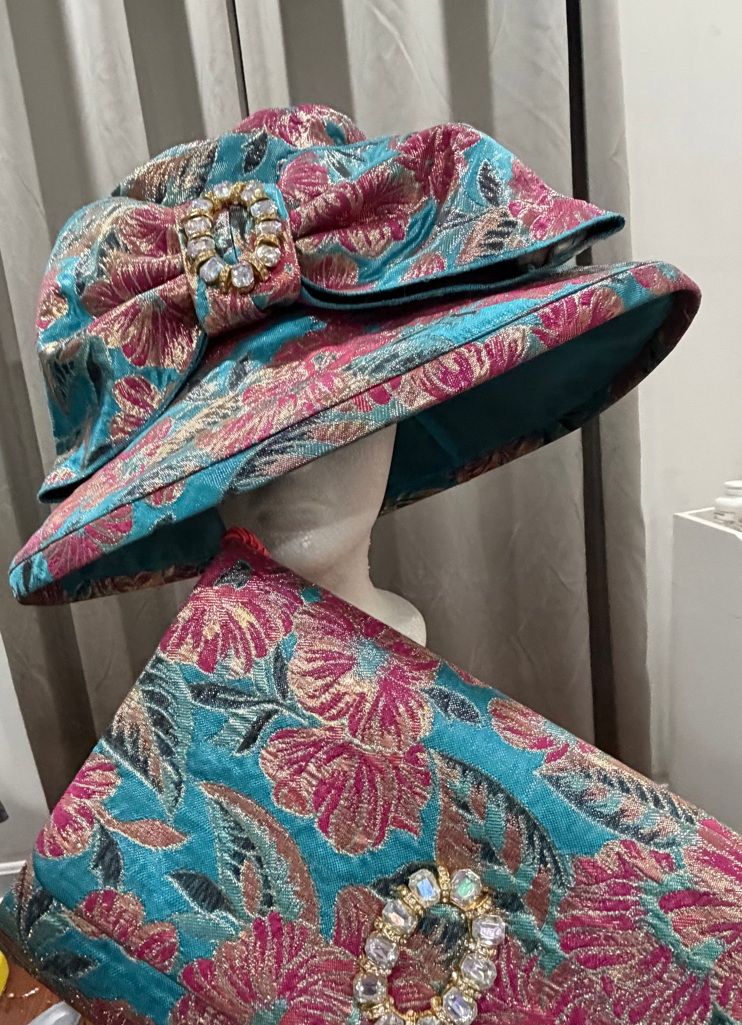 Multi-Color Hat and Matching Purse