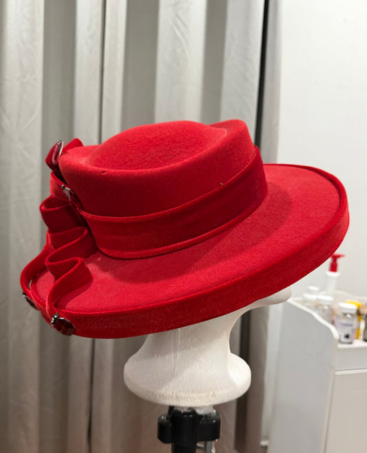 Red Velvet Hat