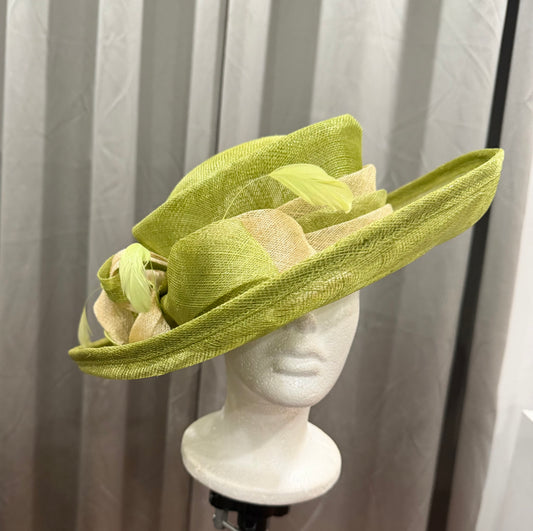 Lime Green Summer Hat