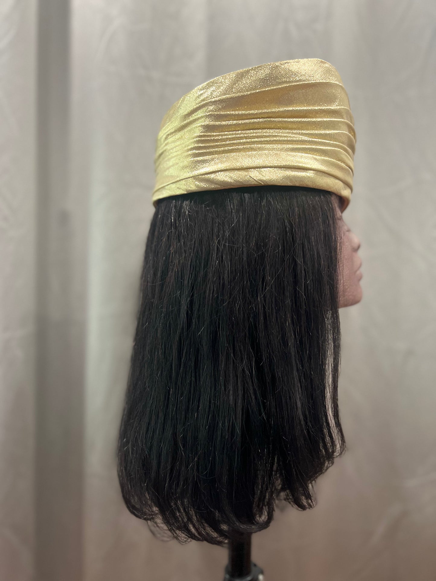 Large Gold Bow Hat