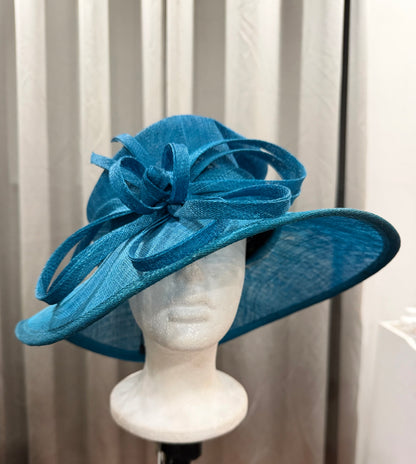 Turquoise Blue Decorative Hat