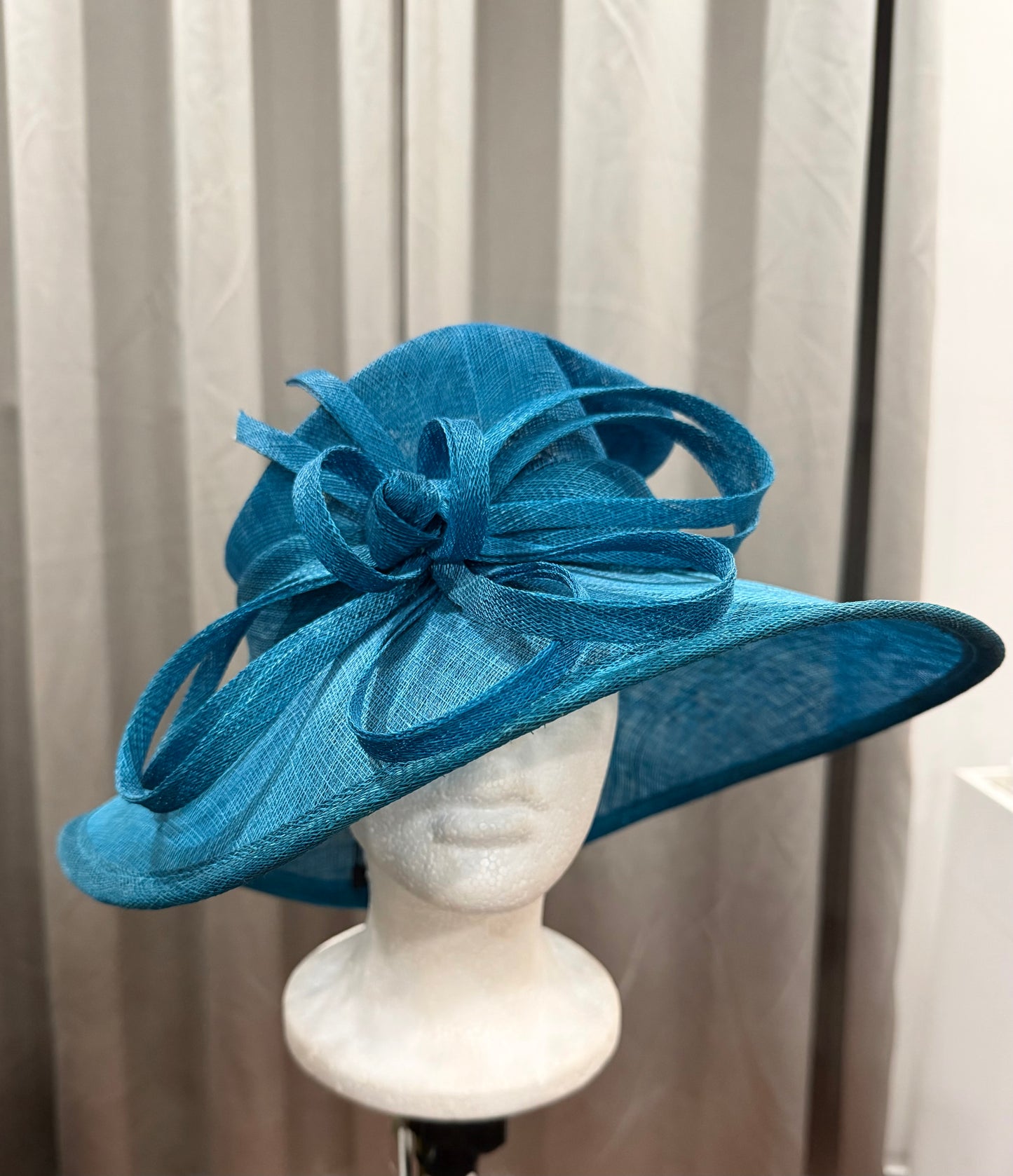 Turquoise Blue Decorative Hat