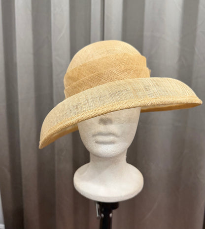 Tan Hat with Bow