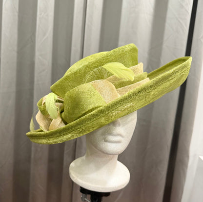 Lime Green Summer Hat