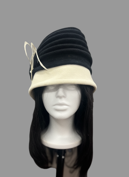 Black & Cream Hat