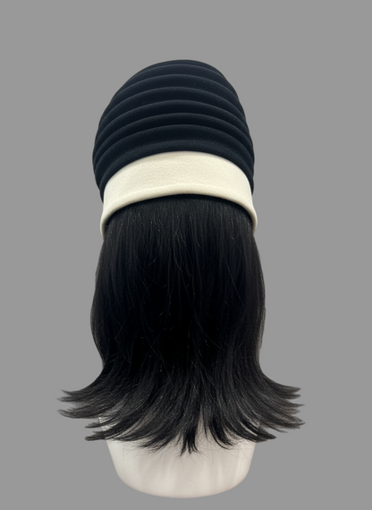 Black & Cream Hat