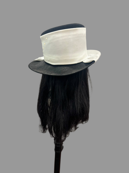 Black & White Brim Hat