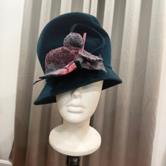 Velvet Flower Hat
