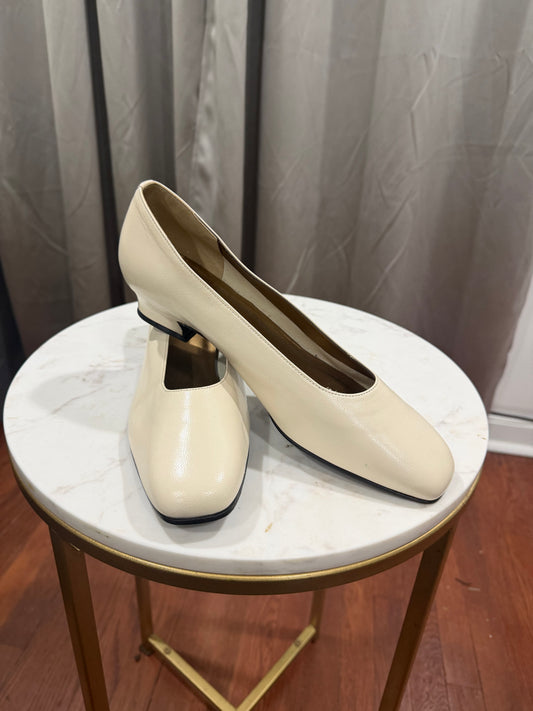 Off White Leather Shoes