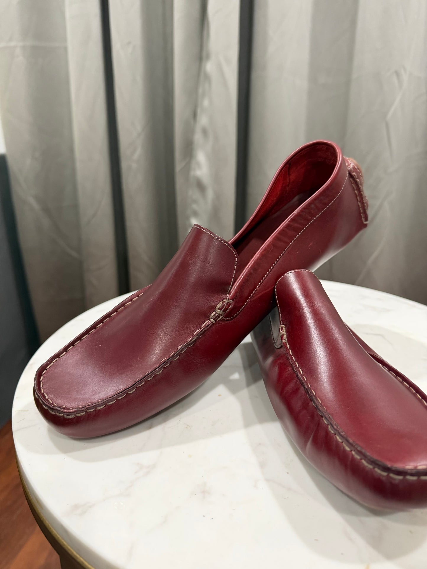 Cole Hann Burgundy Red Loafers
