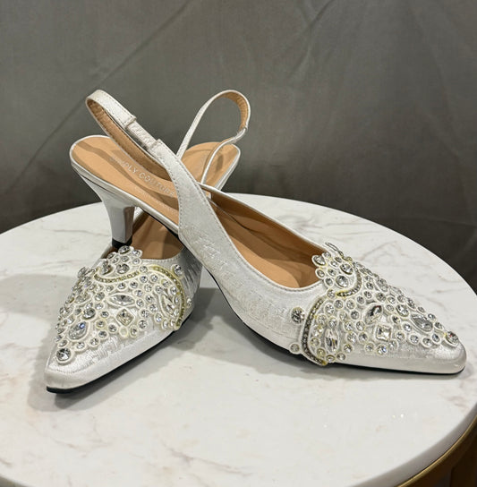 Stunning Silver Shoes